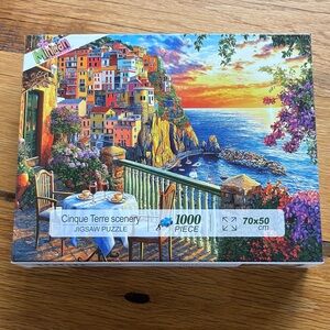 Cinque Terre Scenery 1000-Piece Jigsaw Puzzle - Multicolor